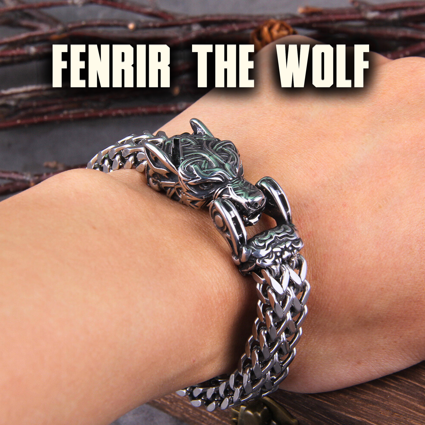 Stainless Steel Viking Bracelet