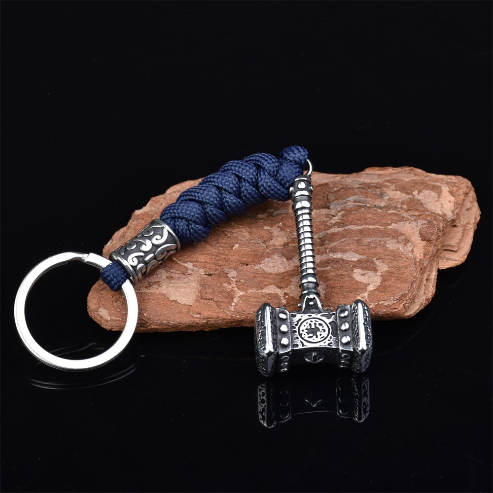 Mini thor hammer on sale keychain