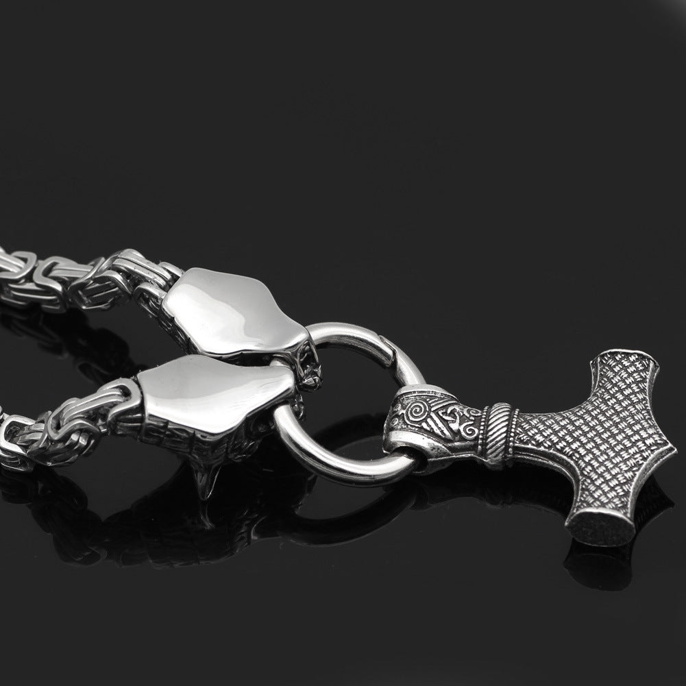 Premium Steel Mjölnir Pendant