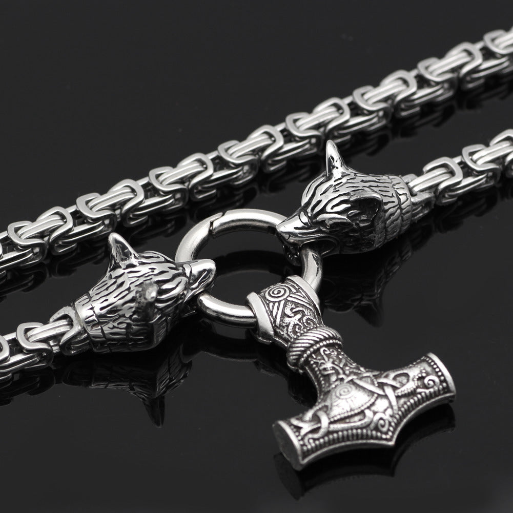 Premium Steel Mjölnir Pendant