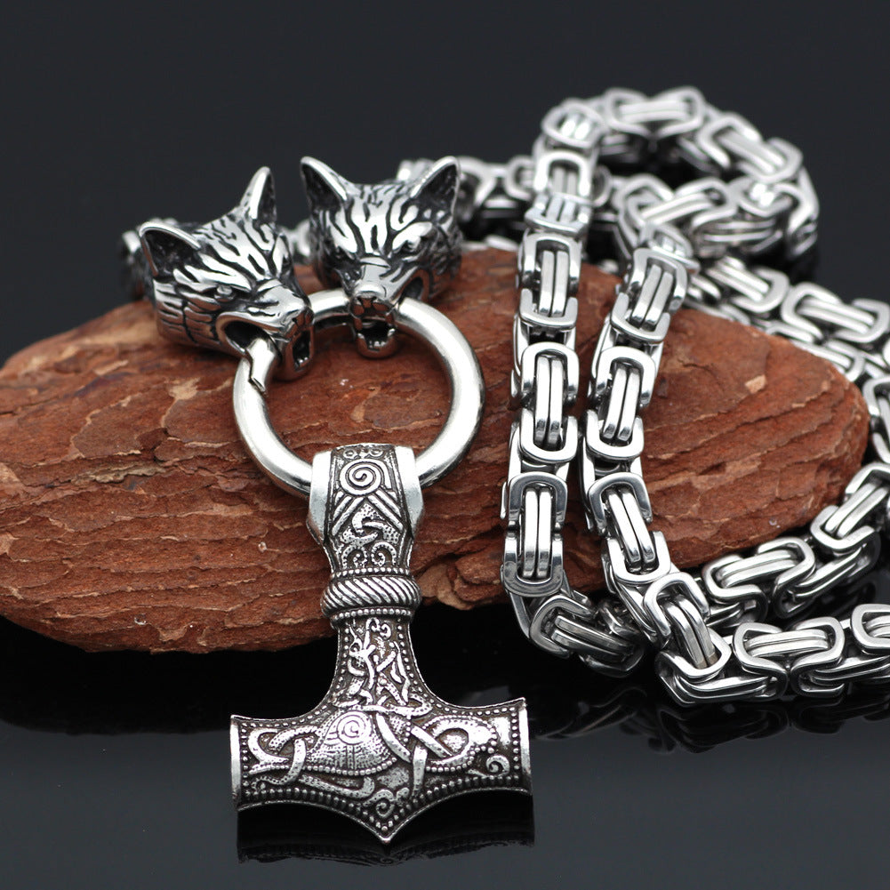 Premium Steel Mjölnir Pendant