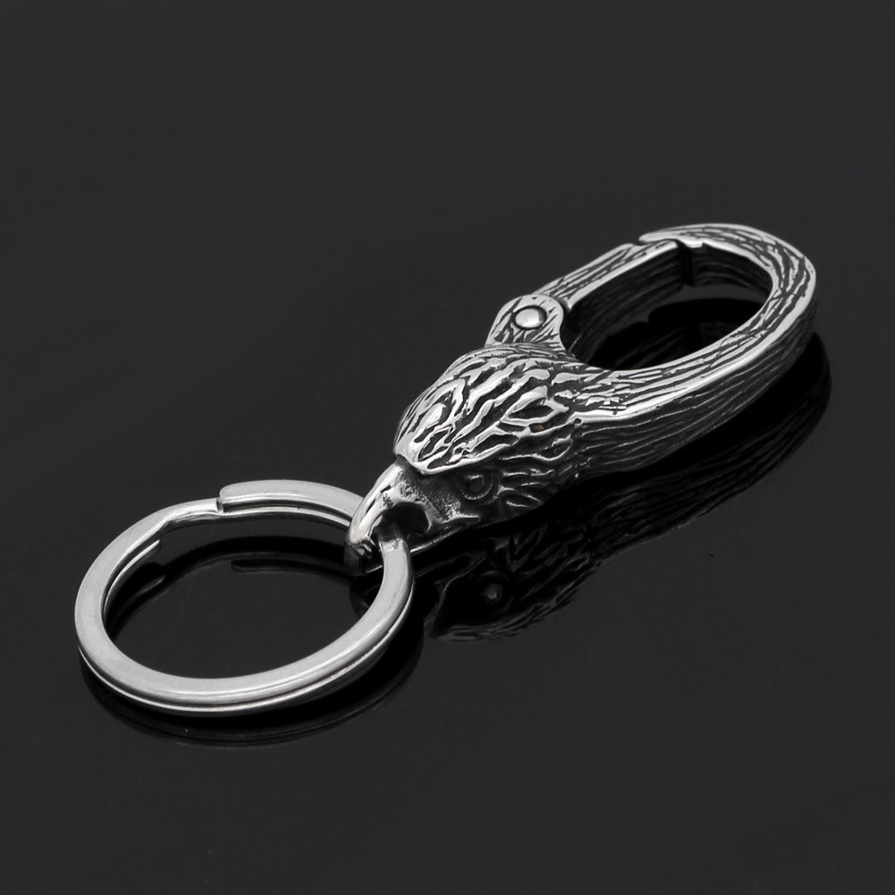 Norse Raven Keychain