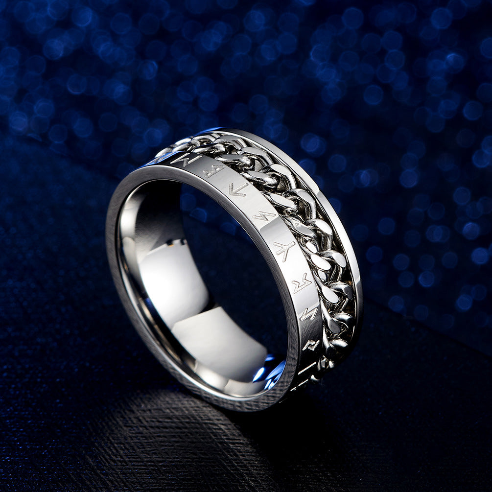 Run Rings About Spinning Viking Rune Ring - Anxiety and Stress Relief – Norsekers