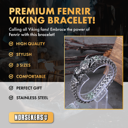 Fenrir Bracelet: Stainless Steel