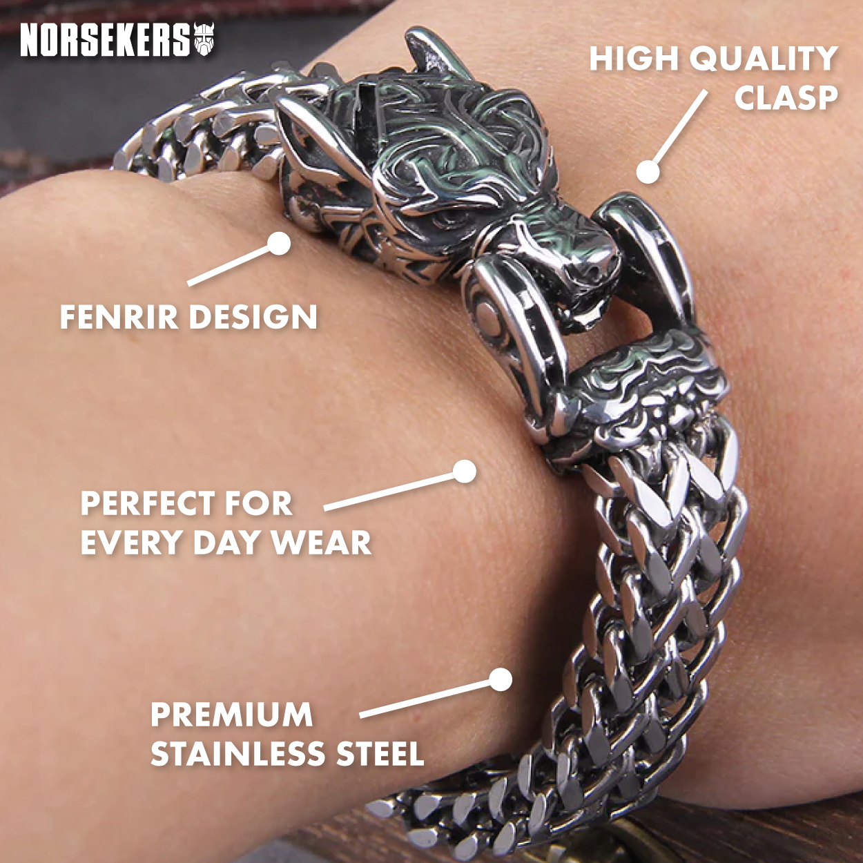 Fenrir Bracelet With FREE Gift Box