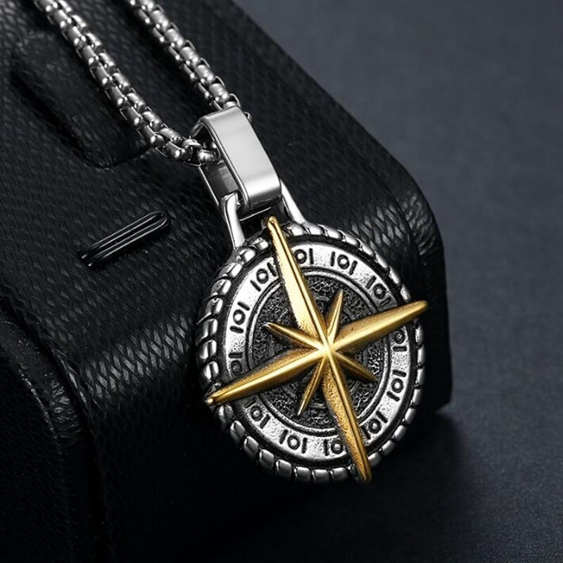 Viking Compass Pendant