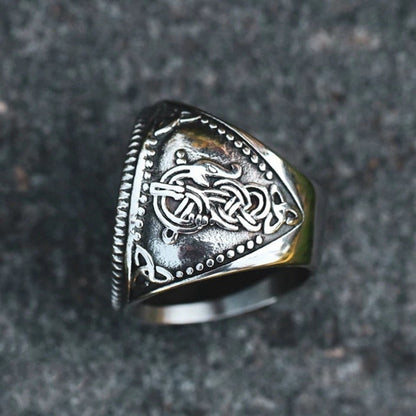 Runic Wolf Ring