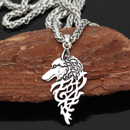 Celtic Wolf Pendant