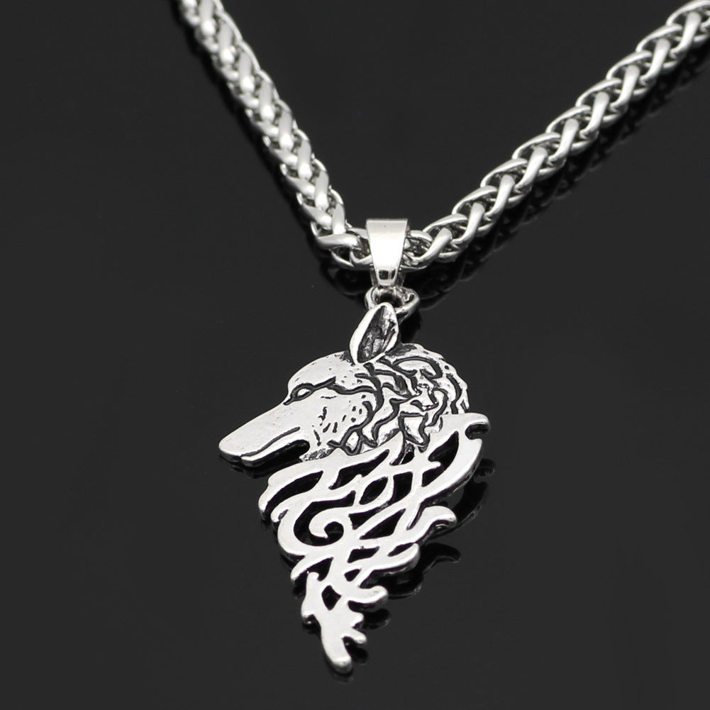 Celtic Wolf Pendant