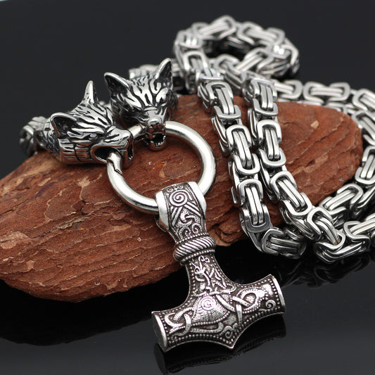 Premium Steel Mjölnir Pendant