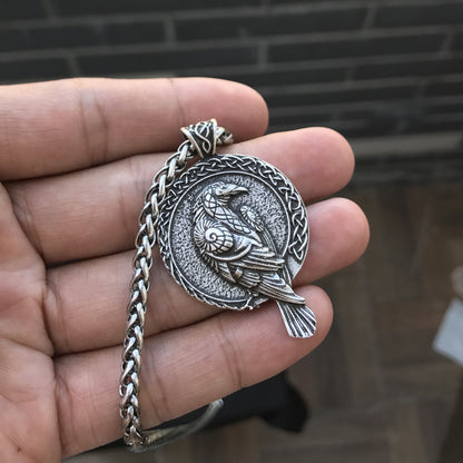 Norse Raven Pendant