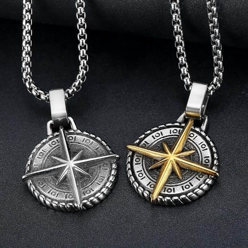 Viking Compass Pendant