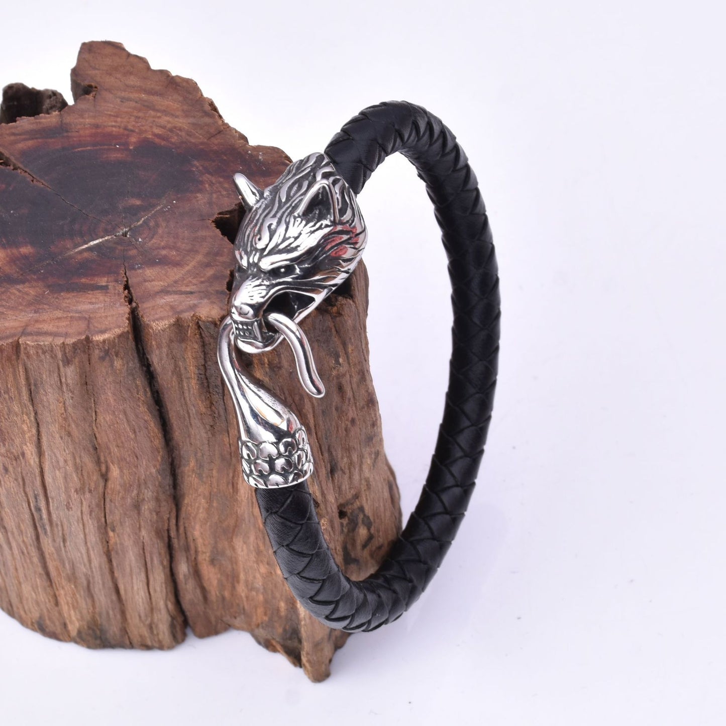 Norse Wolf Hook Bracelet