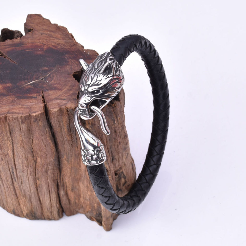 Norse hot sale wolf bracelet