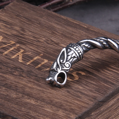 Sköll and Hati Viking Bracelet