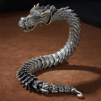Dragon Bracelet - Sterling Silver